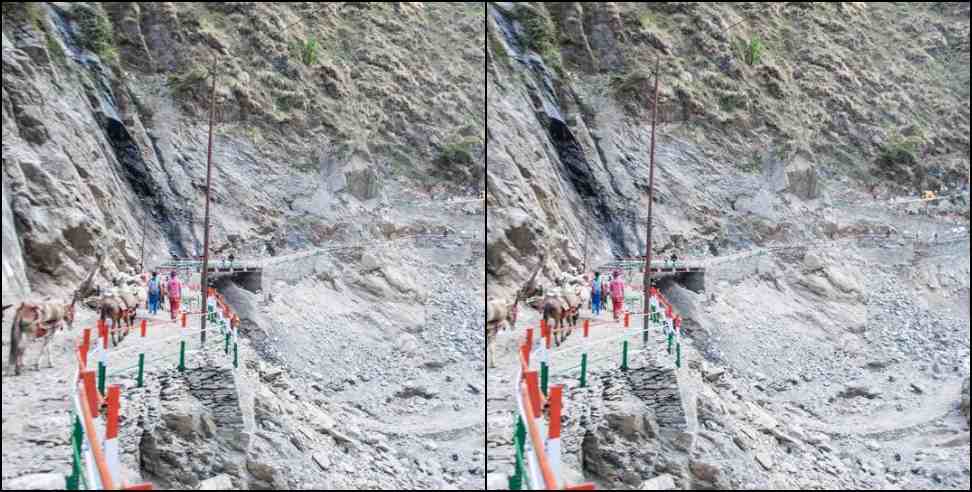 Kedarnath walkway broken: Gaurikund-Kedarnath walkway broken