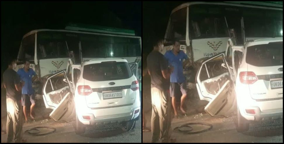 Corbett National Park: Tourists car hit bus in Corbett National Park