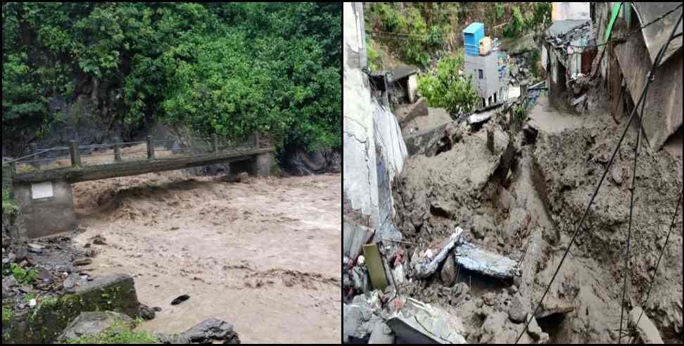 tehri garhwal cloudburst news: Cloudburst in Tehri Garhwal 3 dead