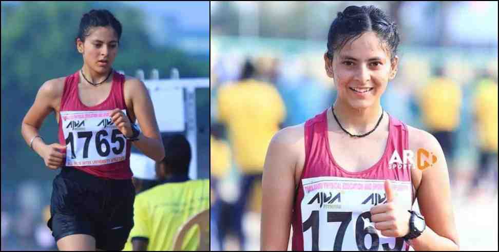 mansi negi gold medal : Mansi Negi Won Gold Medal In 20 Km Walk Race