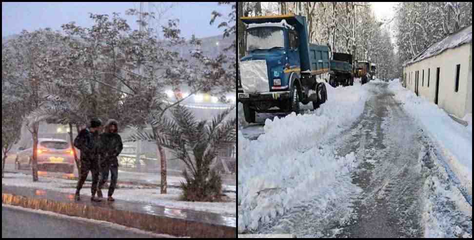 Uttarakhand weather report 29 January