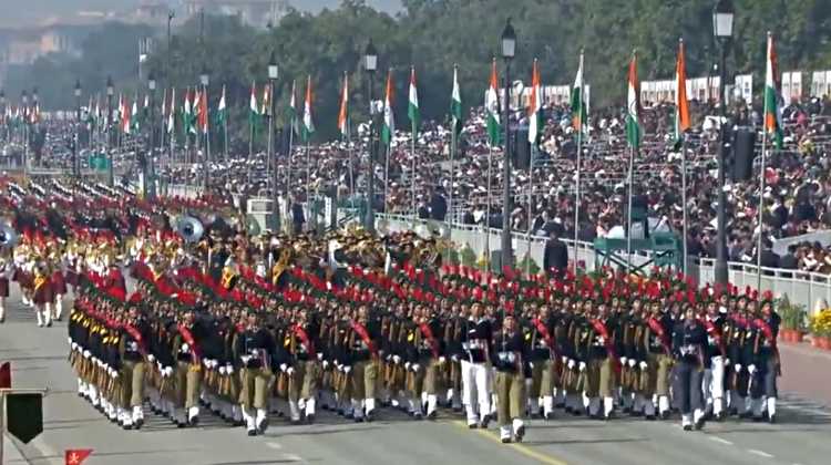 Uttarakhand NCC Girls at Rajpath