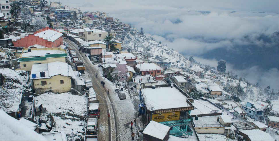 Uttarakhand: heavy snowfall alert for the next two days in uttarakhand