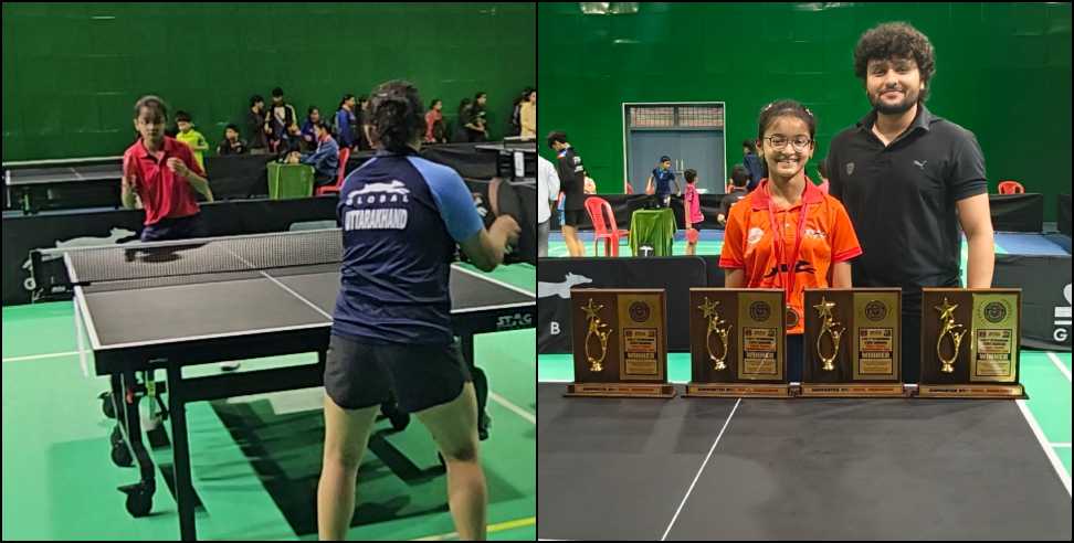 Uttarakhand Table Tennis Player: 12-Year-Old Kyra Bhandari Wins 4 Gold Medals
