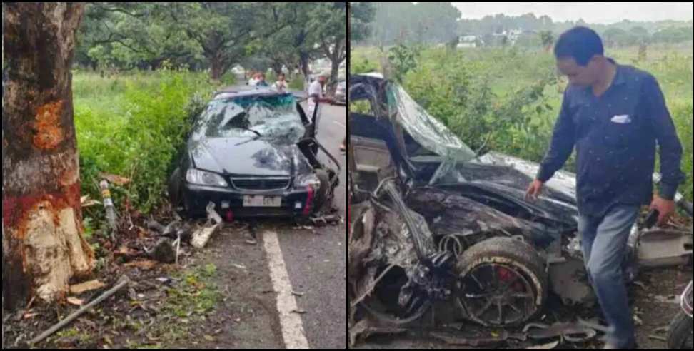 dehradun pratyush bisht car hadsa: Pratyush Bisht car collided with a tree in Dehradun
