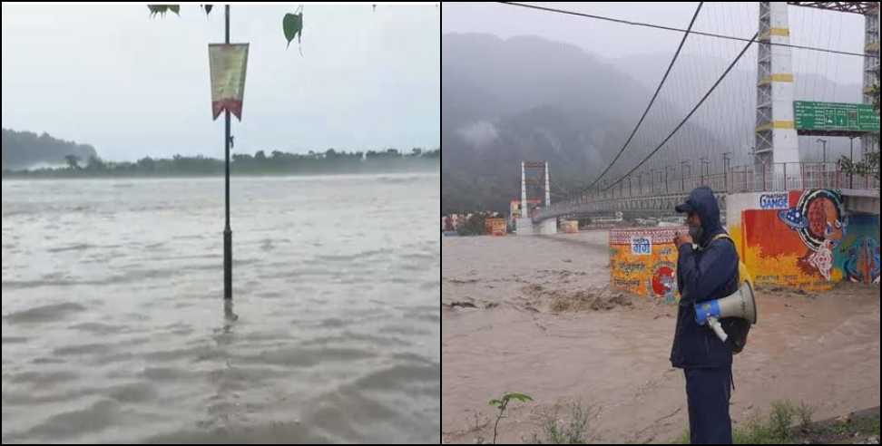 Uttarakhand Weather Heavy Rain Raises River Levels Char Dham Yatra Halted