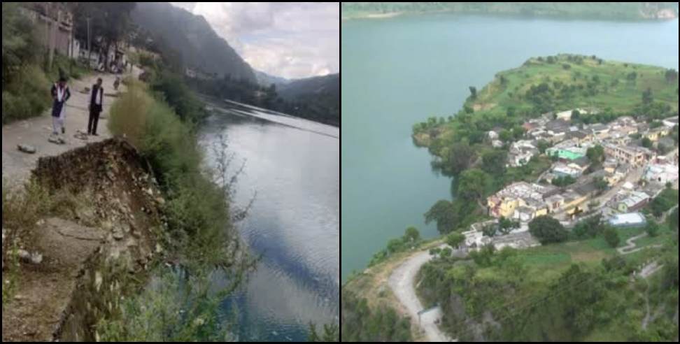 Tehri lake water level increased due to heavy rain