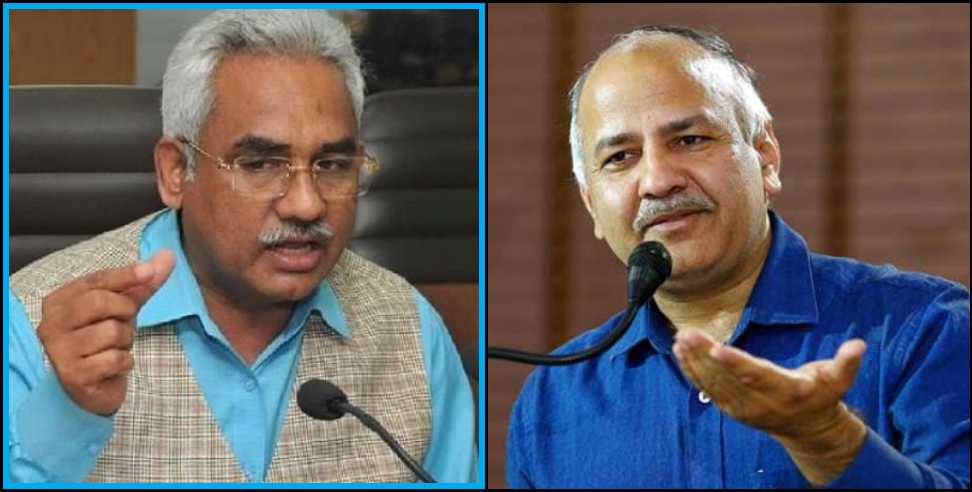 Manish Sisodia Madan Kaushik: Debate between Manish Sisodia and Madan Kaushik