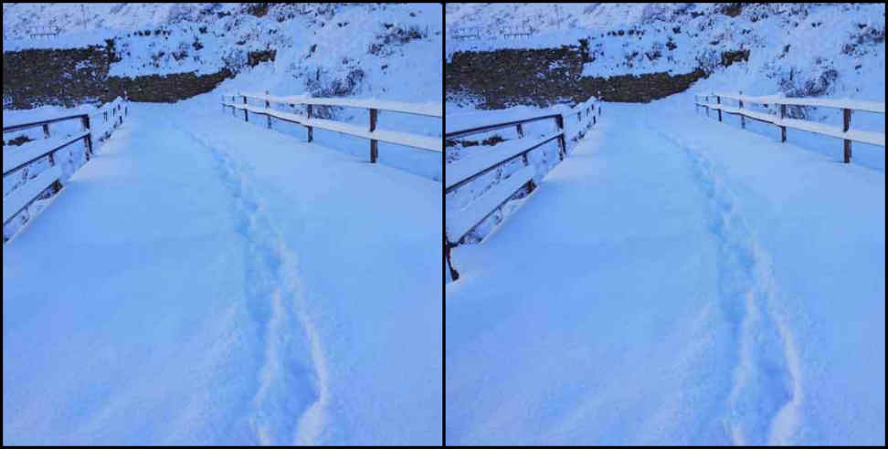 Snowfall in Uttarakhand: Neeti highway closed at indo-china border due to heavy snowfall