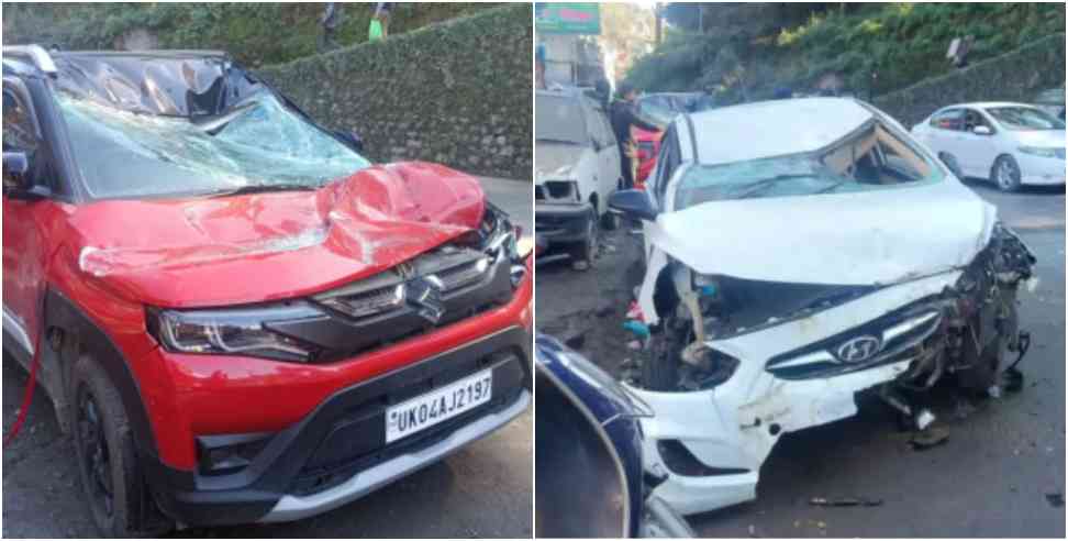 nainital car hadsa: Another car fell on top of one in Nainital