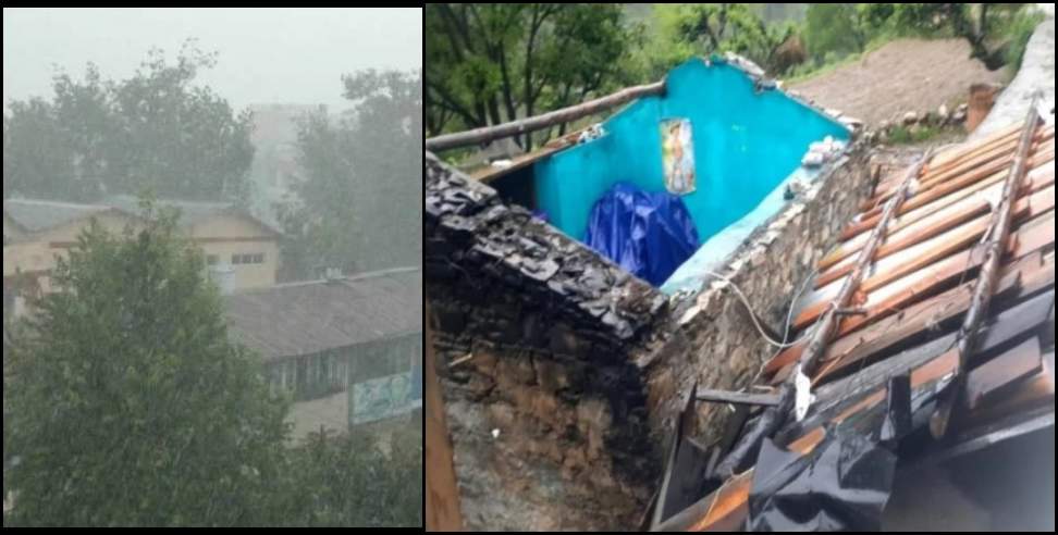 Uttarakhand rain: heavy rain in uttarakhand