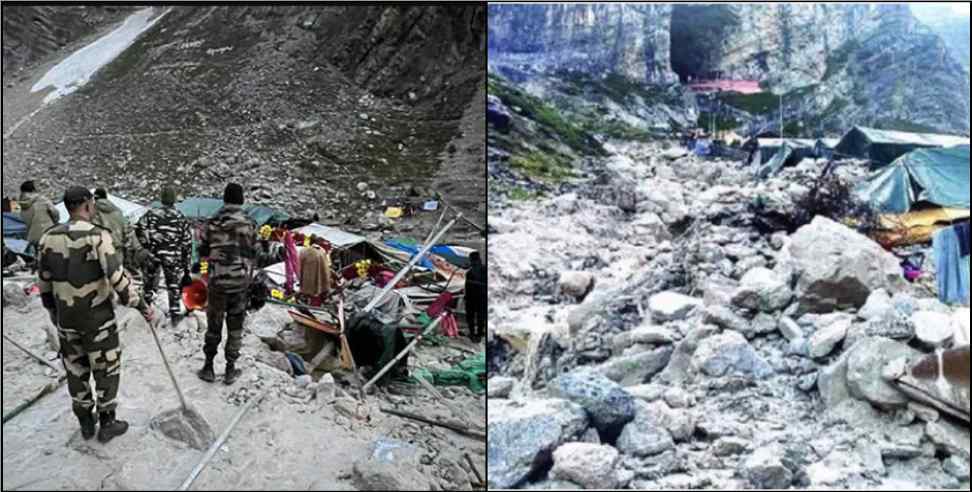 amarnath apda uttarakhand : 12 people of Uttarakhand Khatima were trapped in Amarnath disaster