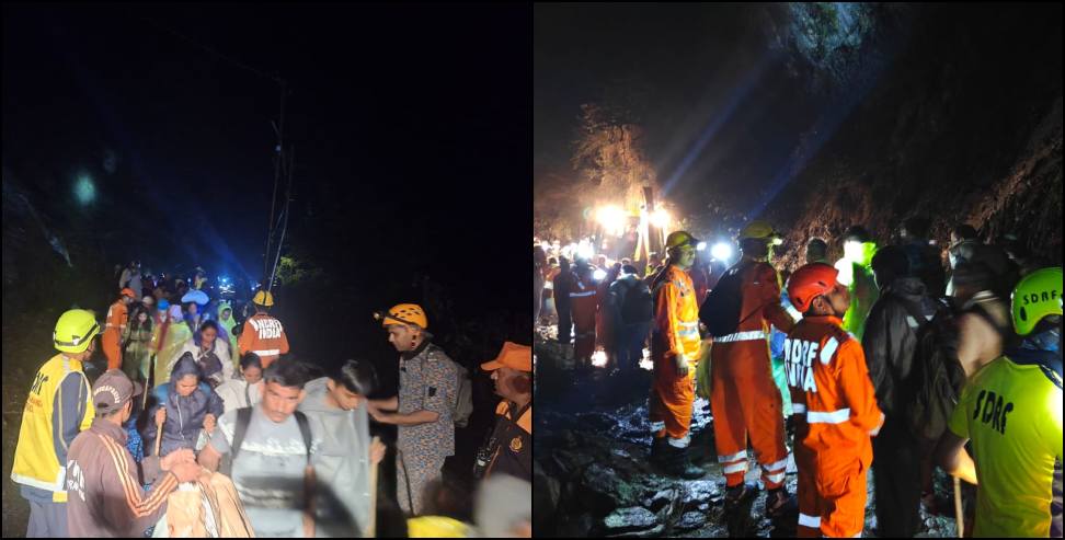 Kedarnath Yatra landslide news: Kedarnath Yatra Route Hit by LandslideThousands Rescued Safely