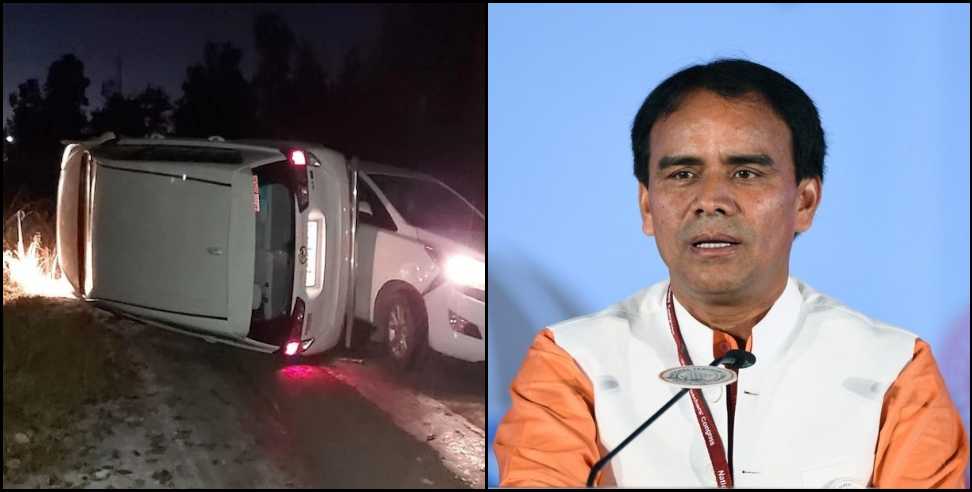 Health Minister Dhan Singh Rawat Car Accident: Uttarakhand Health Minister Dhan Singh Rawat car accident