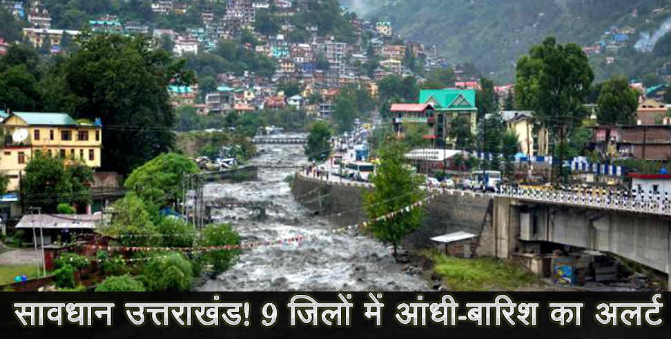 उत्तराखंड बारिश: rain and hailstorm forecast uttarakhand