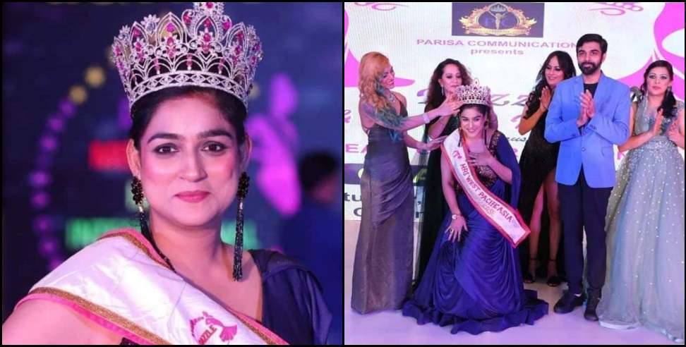 Suchita joshi kotdwar: kotdwar such suchita joshi selected for misses univers competition