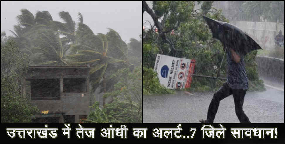 उत्तराखंड: weather rain and hailstrom forecast for uttarakhand