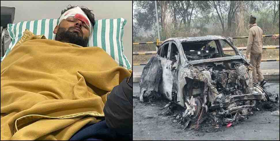 rishabh pant accident: rishabh pant car accident