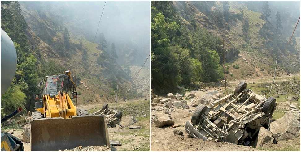 Accident In Gangotri Highway: One Dead Due To Rockfall On Gangotri Highway