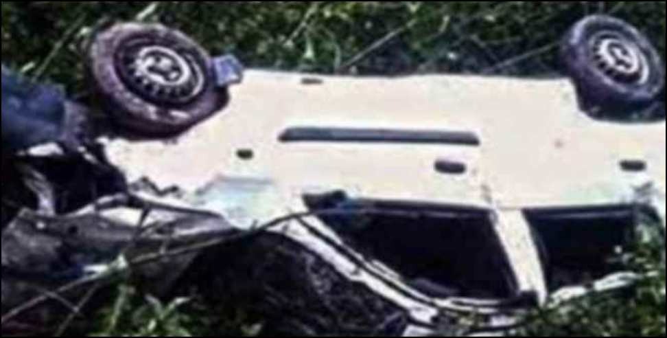 Pithoragarh jeep accident: Jeep fell in to ditch in Pithoragarh Munsiyari Hokra