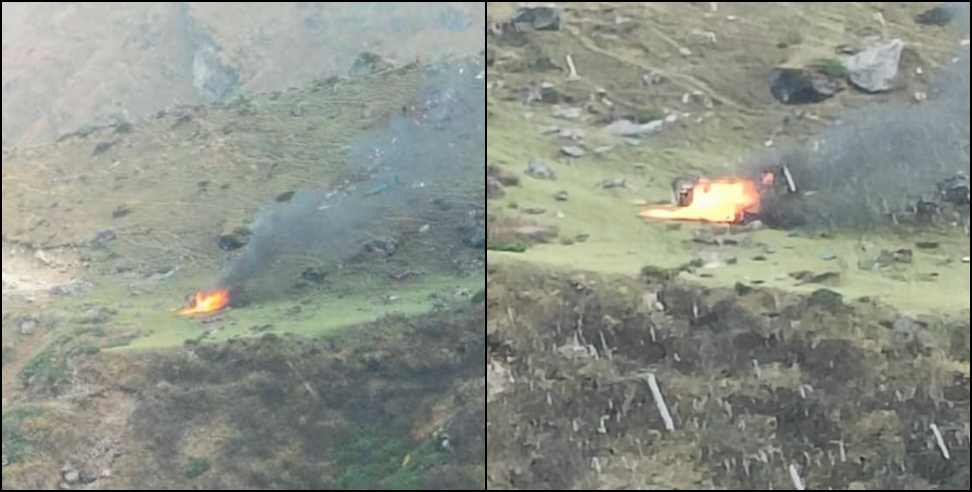 Kedarnath Helicopter Crash video: Kedarnath helicopter crash video