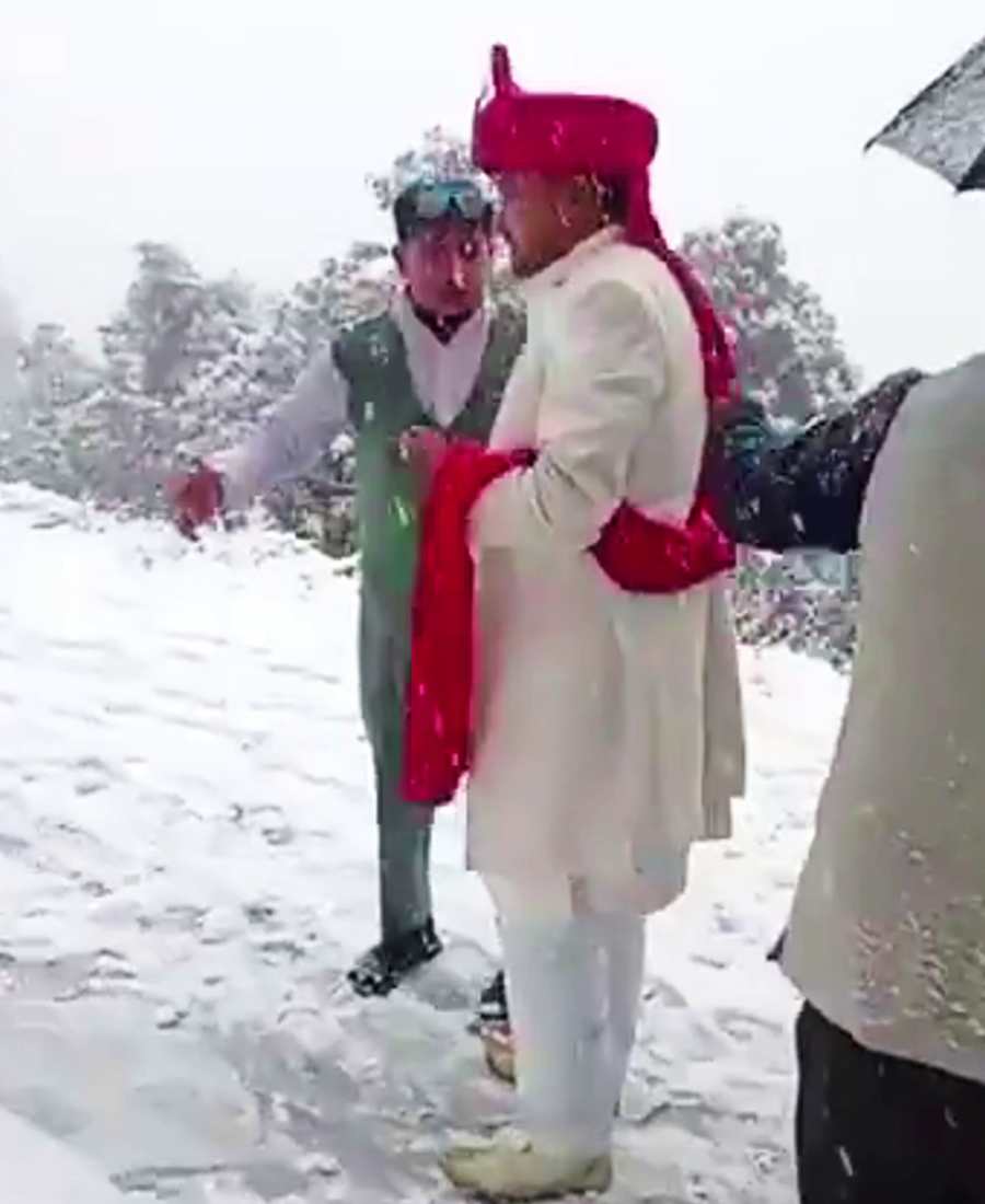 Baraat walked from Moriana Top to Bindal