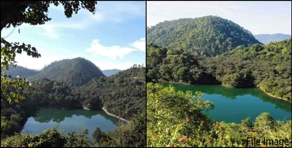 Nainital new lake kiliberi: New Lake in nainital kiliberi forest