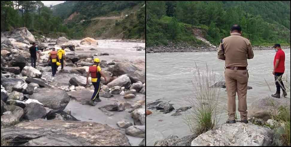 Chamoli river: young man jumped from the Maithana bridge into the river