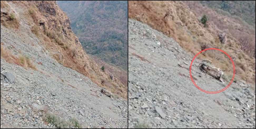 Uttarkashi Gajoli Bhankoli Utility Accident: Utility vehicle fell into ditch on Uttarkashi Gajoli Bhankoli road