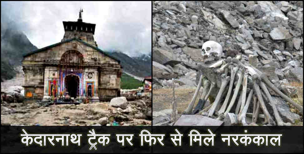 kedarnath track: skeleton found in kedarnath track