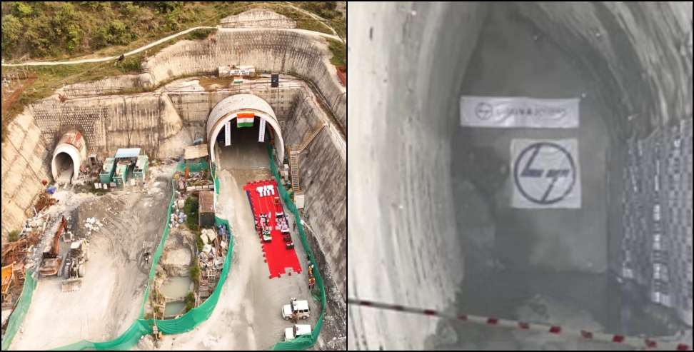Double railway tunnel across between Devprayag-Janasu