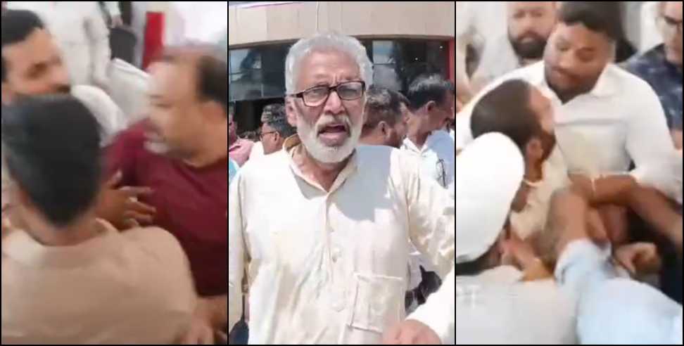 Fight in Congress meeting: Congress meeting turns wrestling arena in Rudrapur