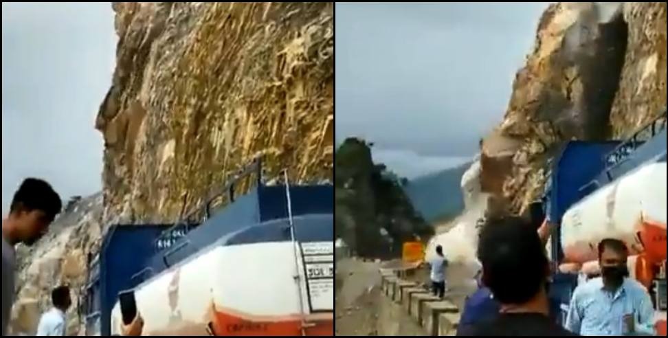 Rishikesh-Badrinath Highway: Massive landslide on Rishikesh-Badrinath highway