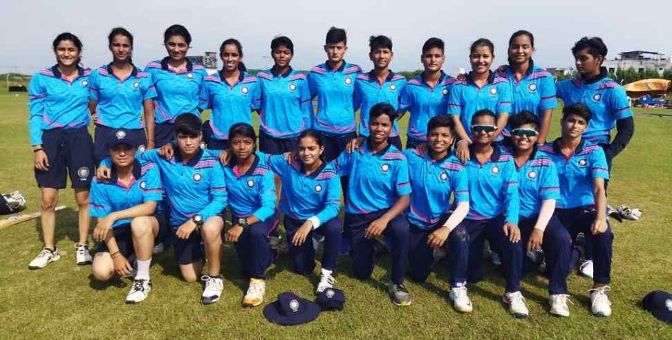 Uttarakhand under 19 women cricket: Uttarakhand madhya pradesh final match under 19 final