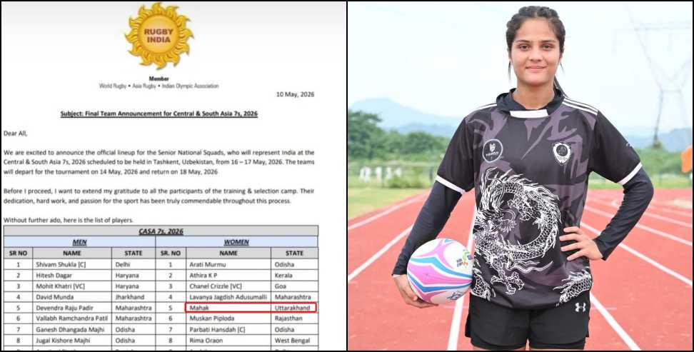 Mahak Chauhan rugby player: Mahak Chauhan Selected for Indian Senior Women Rugby Team