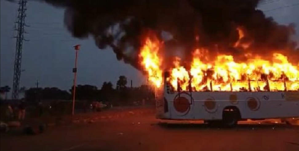 उत्तराखंड न्यूज: Pilgrims Bus traveling from uttarakhand to south india burnt