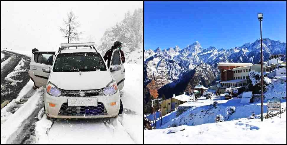 Snowfall in Uttarakhand: Snowfall Alert in Uttarakhand for 2 Days in 5 Districts