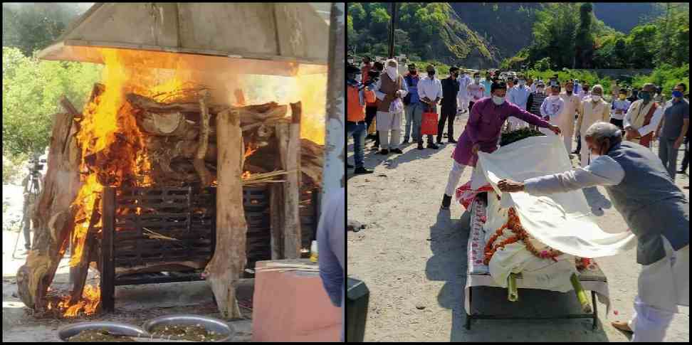 anand singh bisht: CM yogi father crimination at rishikesh pics