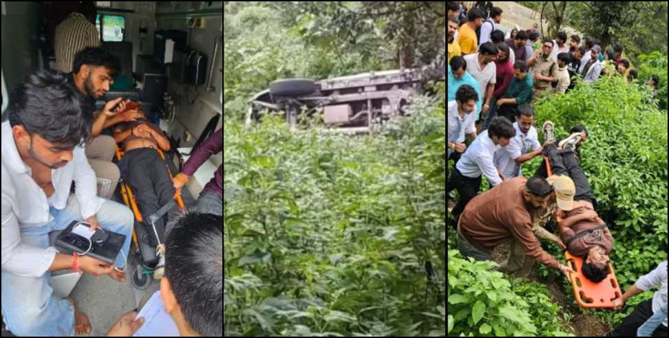 Mussoorie Accident: 5 People Rescued After Scorpio-N Goes Off Road in Mussoorie