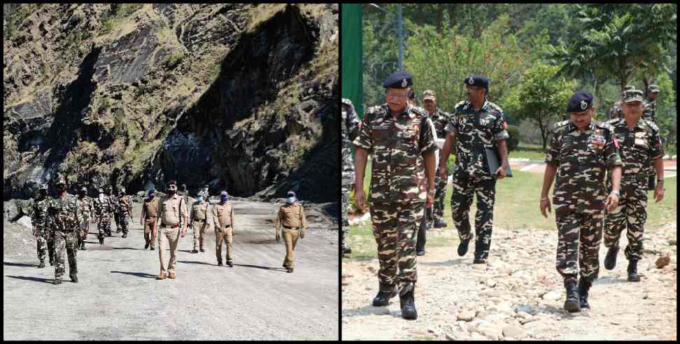 Pithoragarh News: Alert in pithoragarh patrolling at dharchula