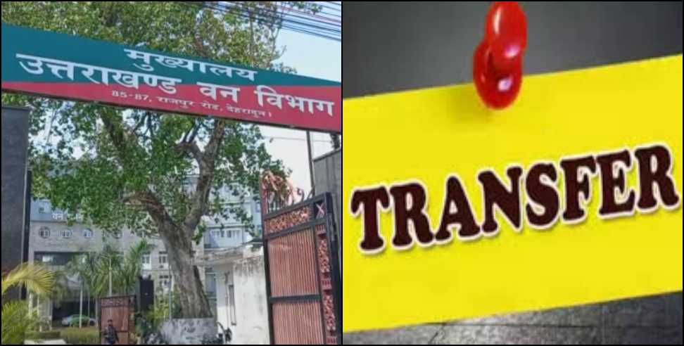 Uttarakhand forest department reshuffle: Major Reshuffle in Uttarakhand Forest Department