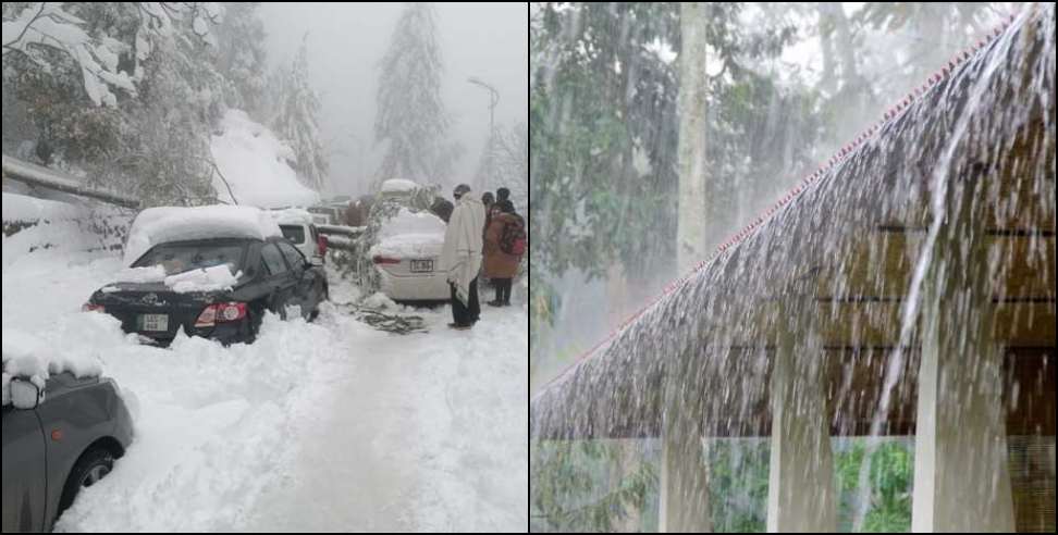 Alert of heavy rain and snowfall in Uttarakhand