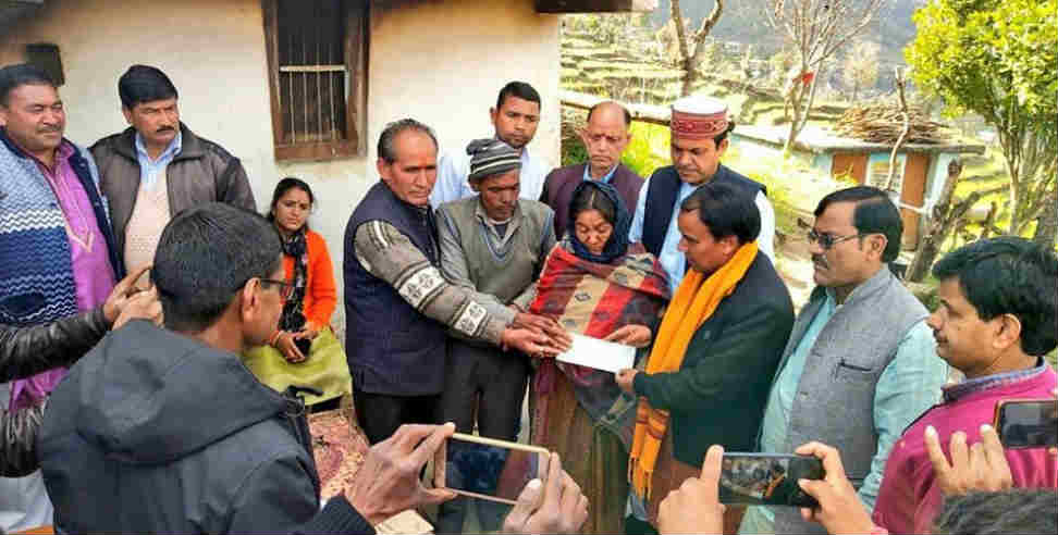 DILBAR SINGH NEGI: state government provided five lakh help to victim family