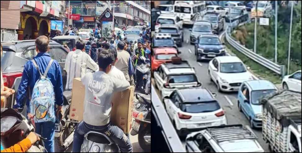 Mussoorie traffic jam news: Massive Traffic Jam Hits Mussoorie on Weekend