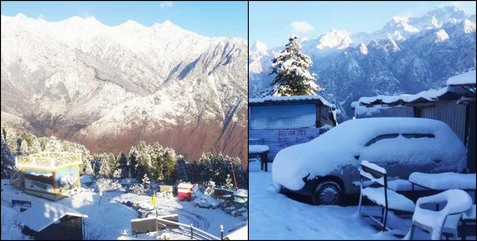 Snowfall in Auli Advance Booking for New Year Christmas