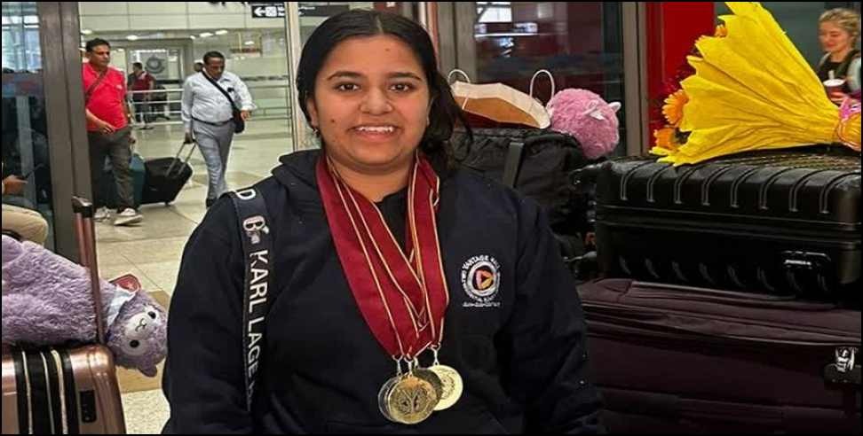 Kotdwar Manya Bhatia: Kotdwar Manya Bhatia Won Gold Medal in World Scholars Competition