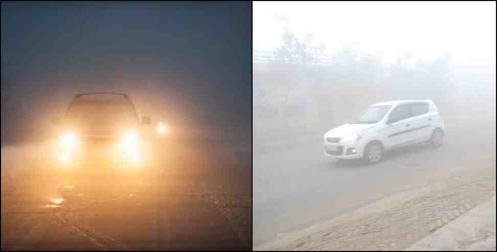 dehradun fog car tree 2 death: dehradun car collided with tree due to fog