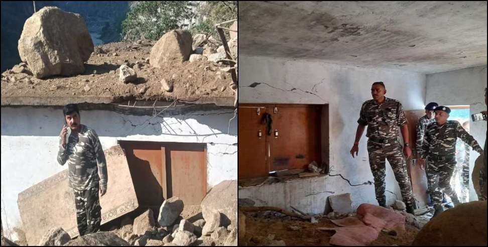 Landslide in Pithoragarh: Landslide on Dharchula-Tawaghat NH due to heavy rain