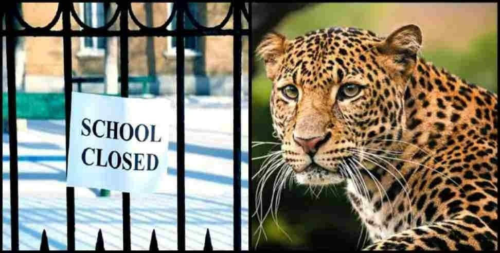 Leopard fear pauri school closed: Leopard fear in Pauri Garhwal school closed till June 10