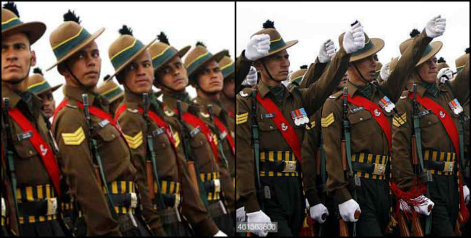 उत्तराखंड: GARHWAL RIFLE PASSING OUT PARADE LANCE DOWN